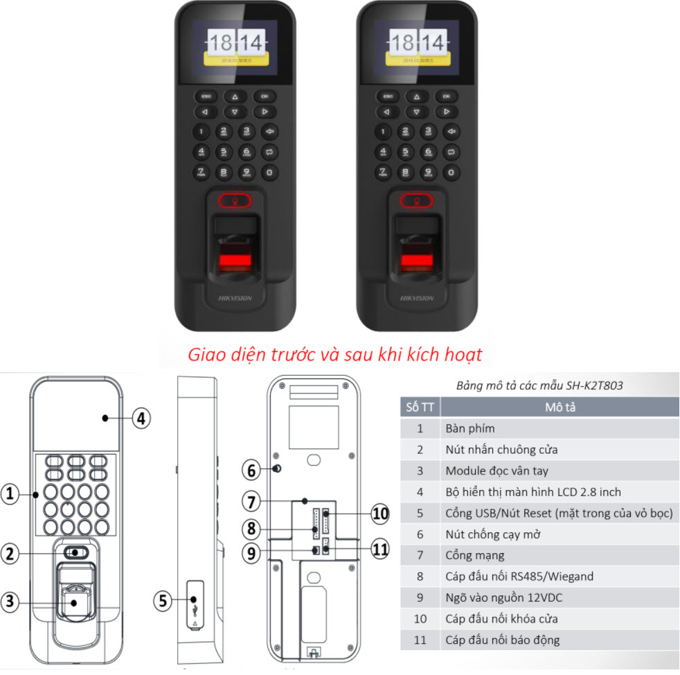 Top 5 máy chấm công vân tay HIKvision giá rẻ, bán chạy nhất thị trường hiện nay