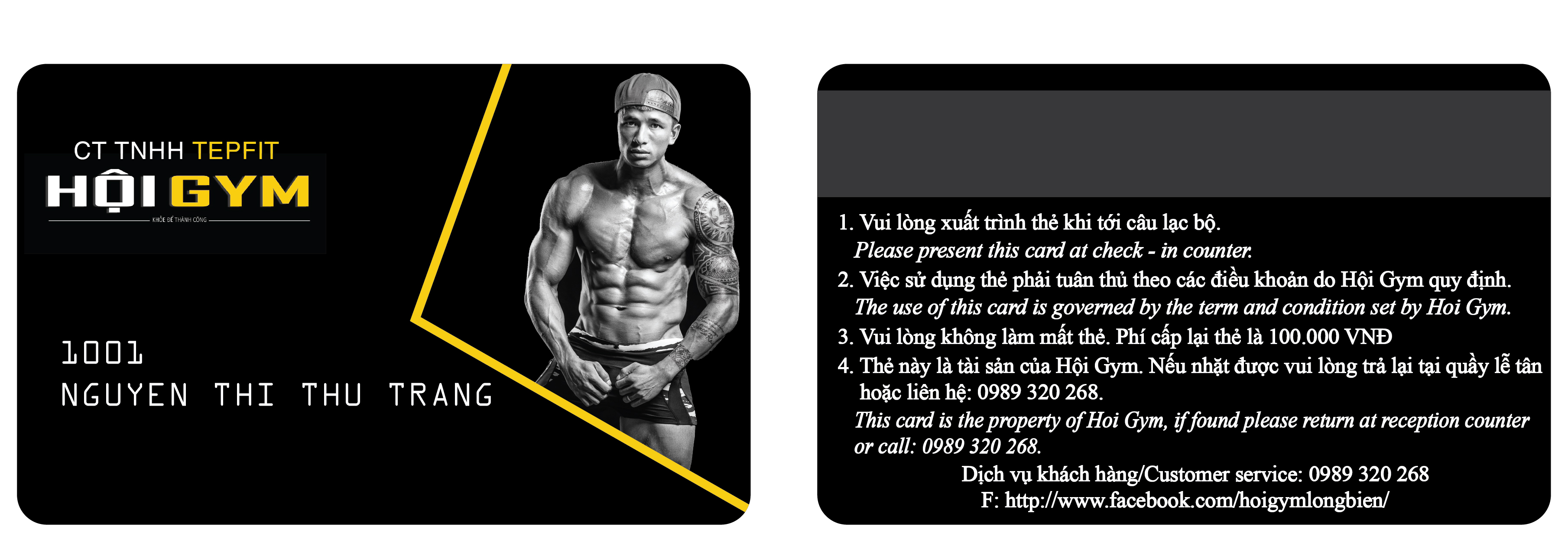 Mẫu card visir phòng gym Fitness, phòng tập thể hình đẹp Mẫu card visir phòng gym Fitness, phòng tập thể hình đẹp