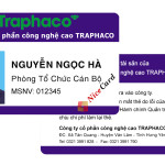 In ấn, sản xuất thẻ nhựa PVC, thẻ nhân viên giá rẻ