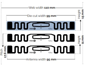 Nhãn RAIN RFID Trace-ID TER171